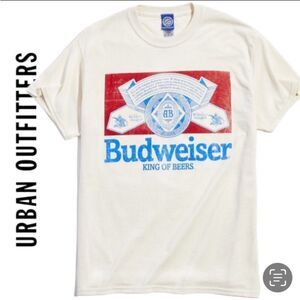 NEW Budweiser Urban Outfitters UO King Of Beers Retro Tee Shirt T-Shirt M
